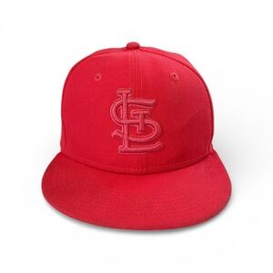 Genuine Merchandise STL Cardinals Pink Baseball Cap Embroidered Logo 6 3/4